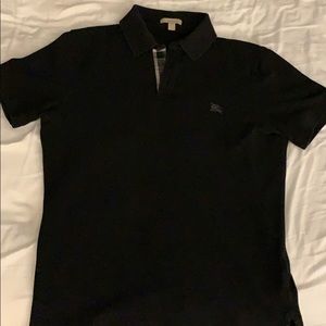 Black Burberry Polo